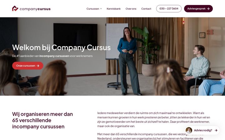 Screenshot of companycursus.nl