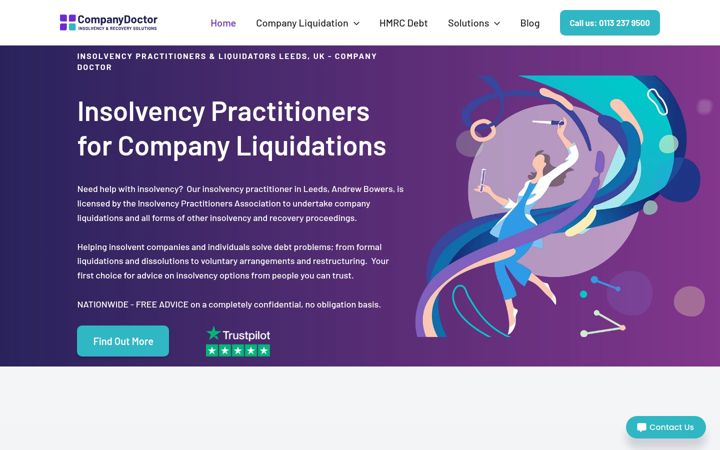 Screenshot of companydoctor.co.uk