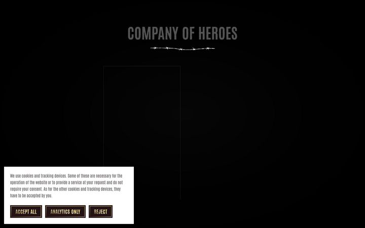 Screenshot of companyofheroes.com