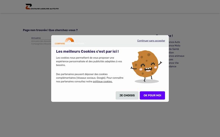 Screenshot of compar-assur-auto.fr