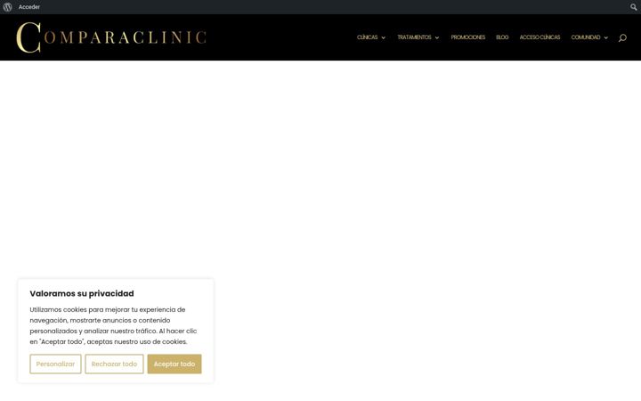 Screenshot of comparaclinic.com