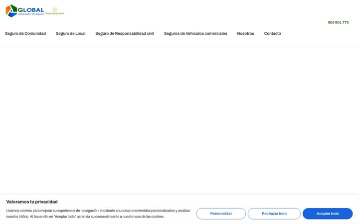 Screenshot stránky comparador-de-seguros-global.es