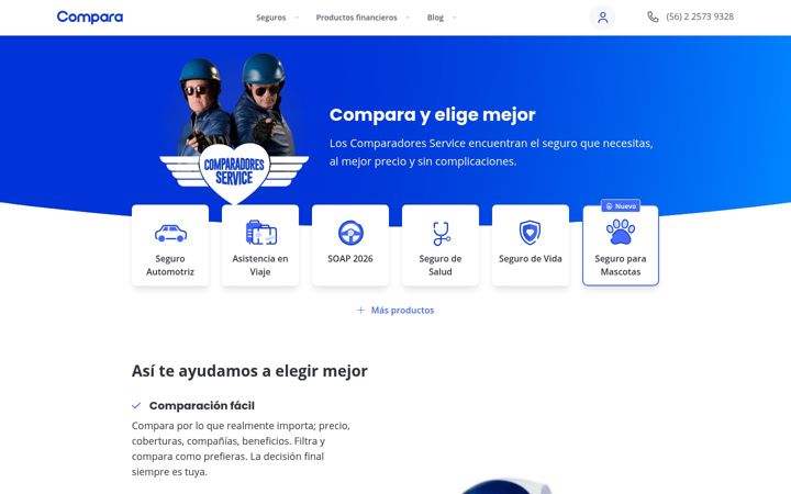 Screenshot of comparaonline.cl
