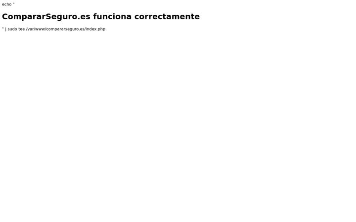 Screenshot of compararseguro.es