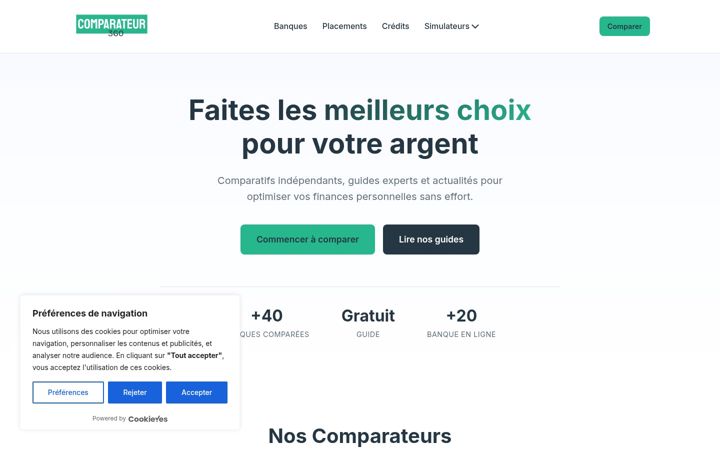 Screenshot of comparateur360.fr