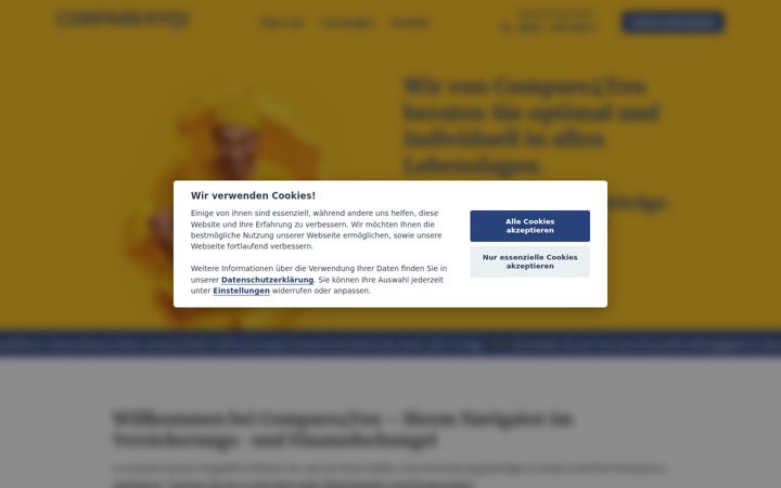 Screenshot of compare4you.de
