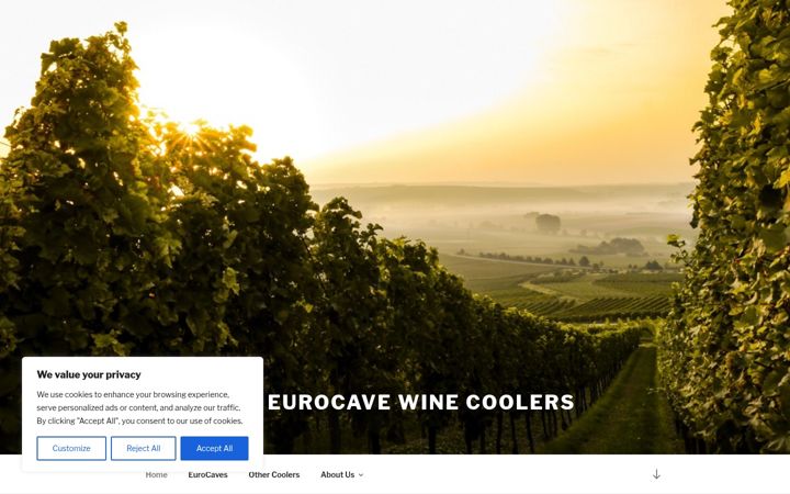 Screenshot of compareeurocaves.com