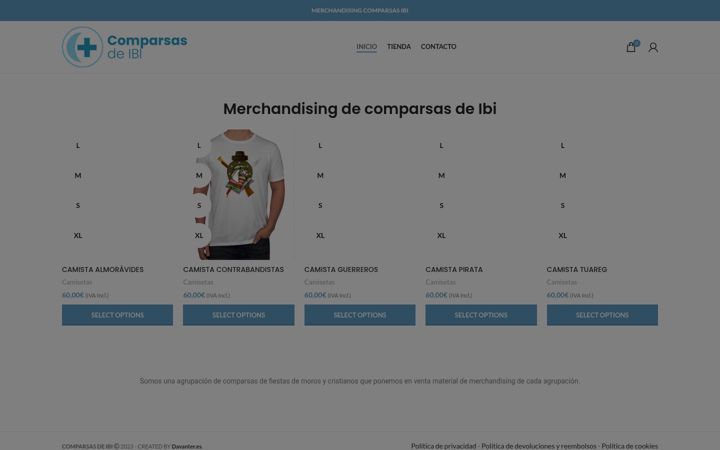 Screenshot of comparsasibi.com
