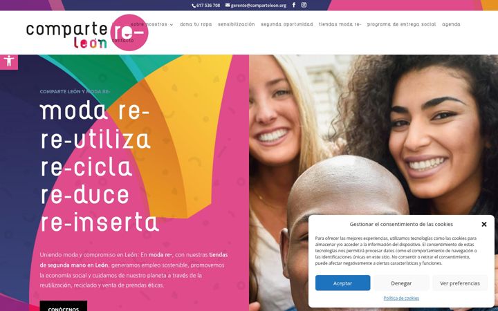 Screenshot of comparteleon.org
