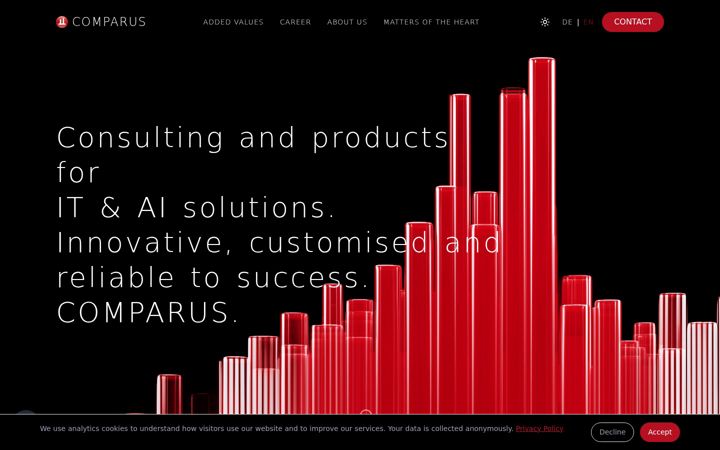 Screenshot of comparus.de