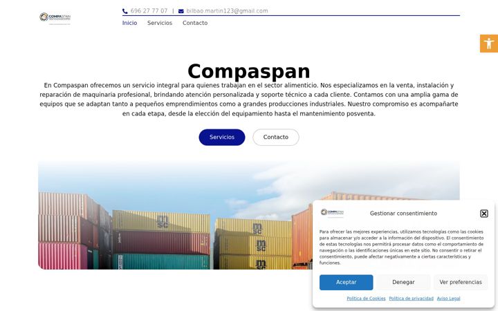 Screenshot of compaspan.com
