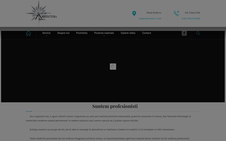 Screenshot van compass-arhitectura-design.ro