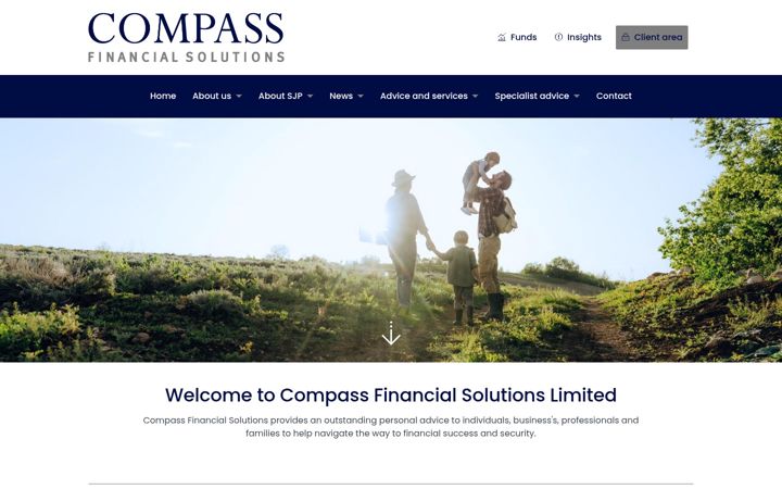 Captură de ecran a compass-fs.org