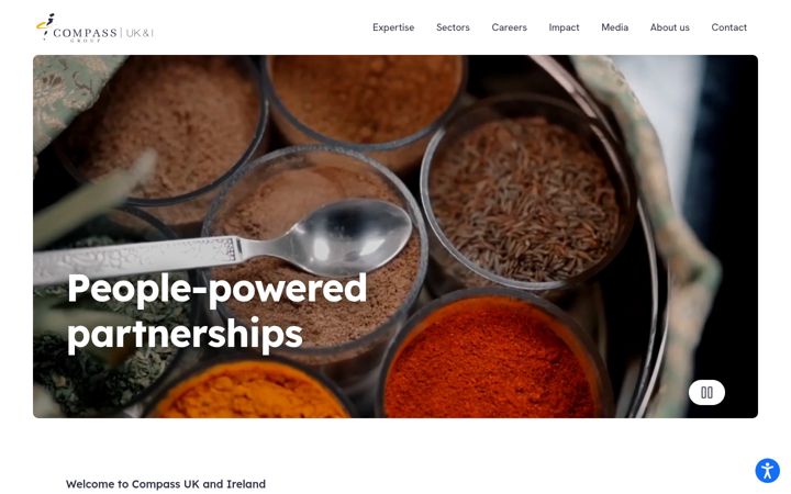 Screenshot of compass-group.co.uk