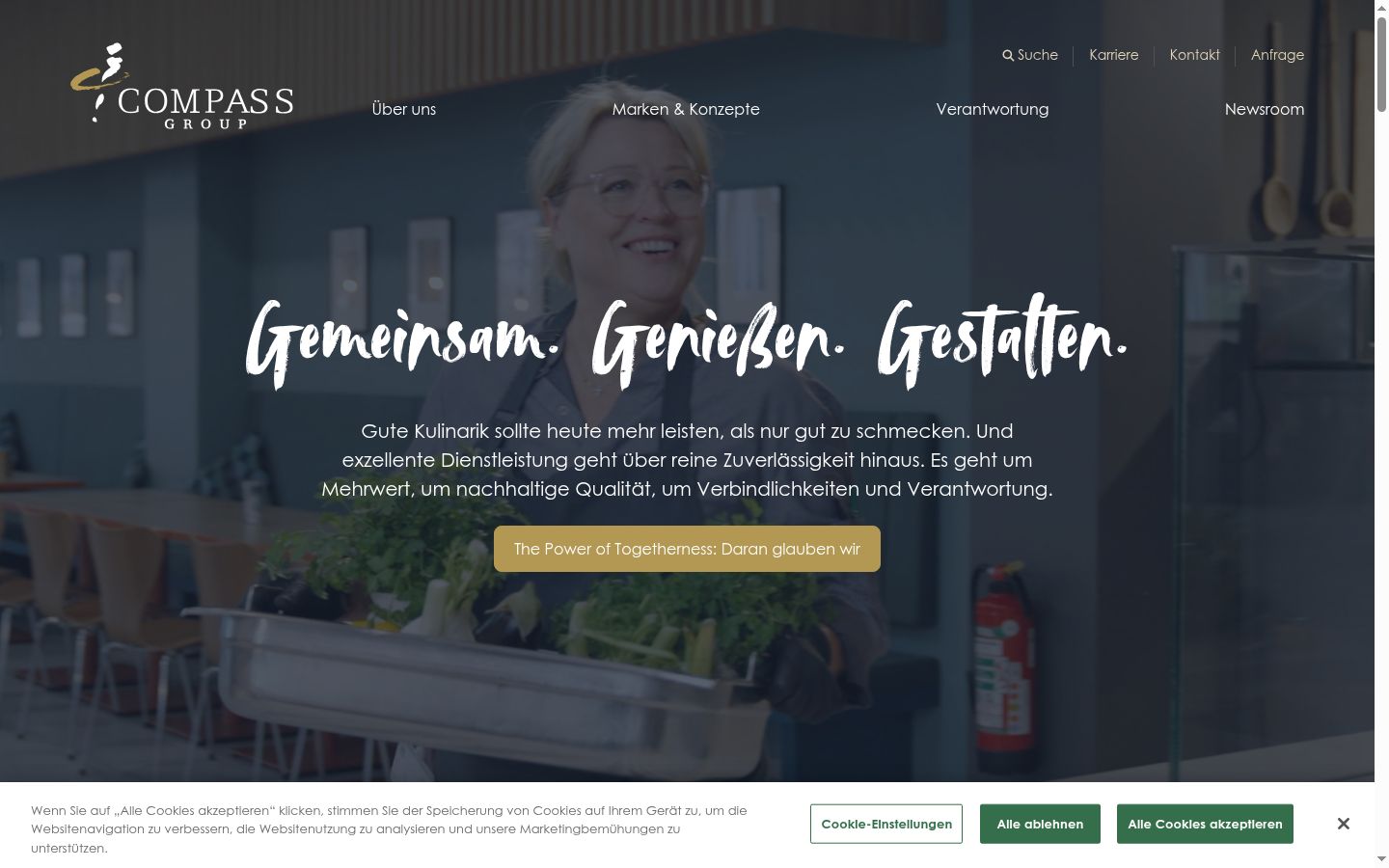 Sutikimo reklamjuostės, rodytos prieš bet kokią sąveiką, ekrano kopija