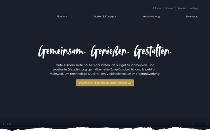 Screenshot of compass-group.de