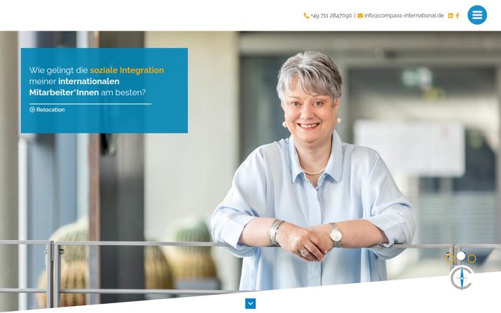 Screenshot of compass-international.de
