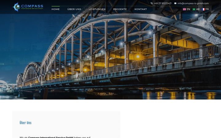 Screenshot of compass-is-gmbh.com