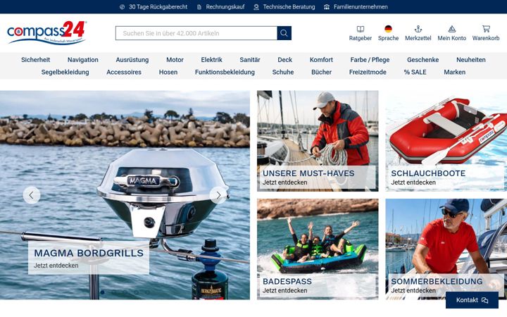Screenshot of compass24.de