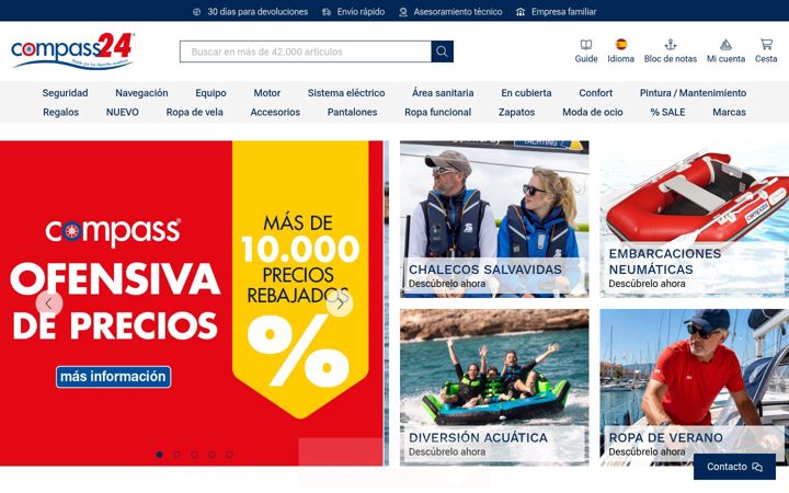 Screenshot of compass24.es