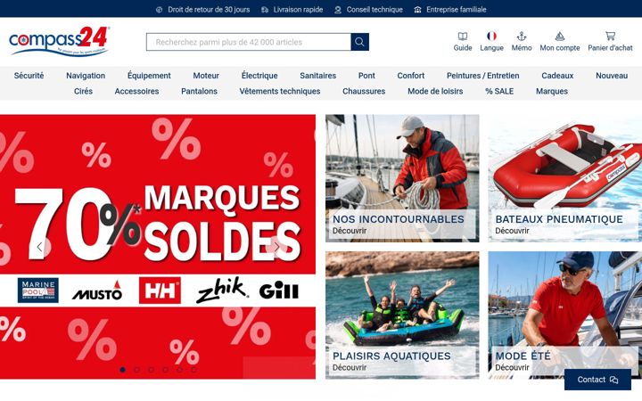 Screenshot of compass24.fr