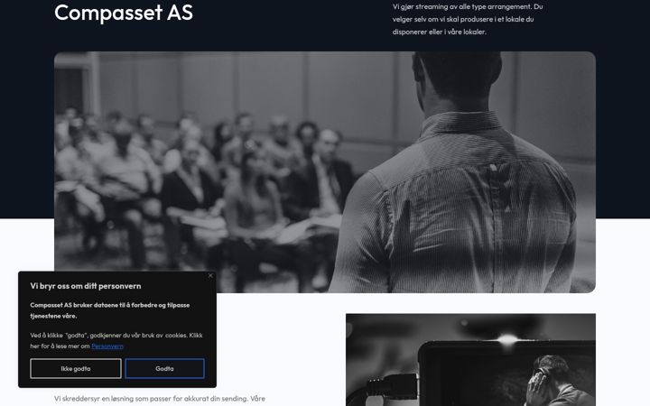 Screenshot of compasset.no