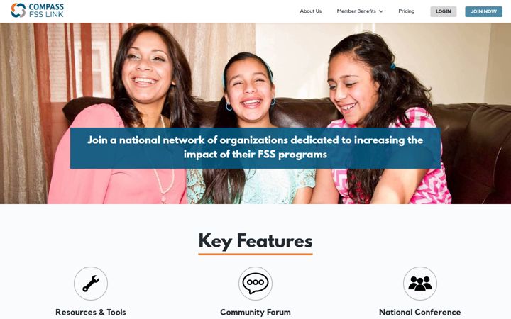 Screenshot of compassfsslink.org