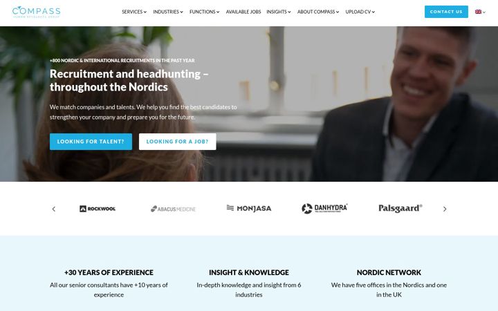 Screenshot of compasshrg.com
