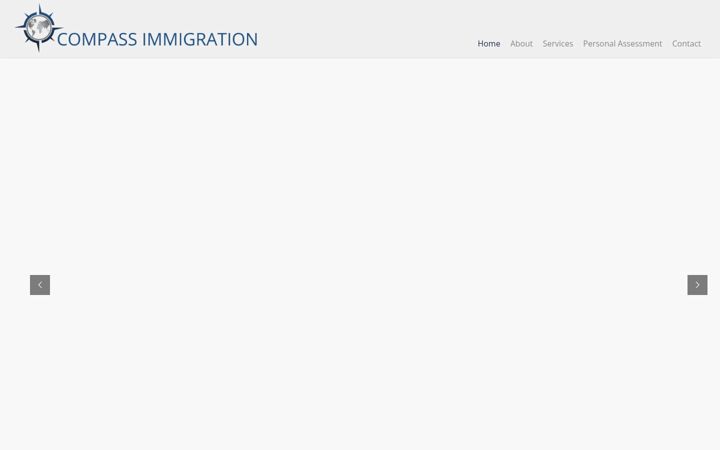 Screenshot of compassimmigration.com