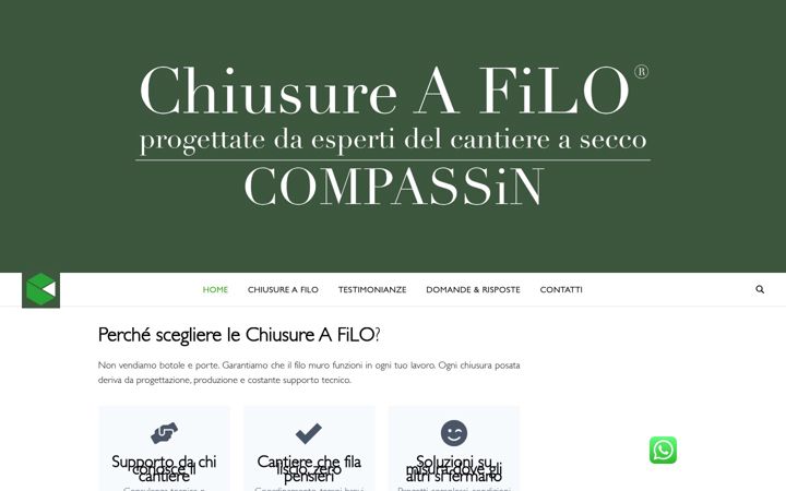 Screenshot of compassin.it