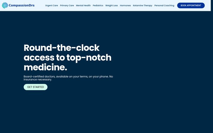 Screenshot of compassiondrs.com