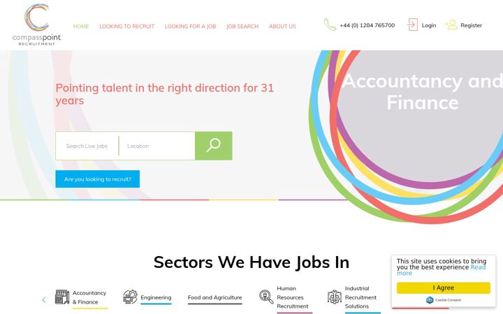 Screenshot of compasspoint.co.uk