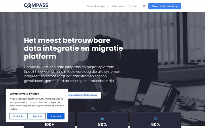 Screenshot of compassrm.nl
