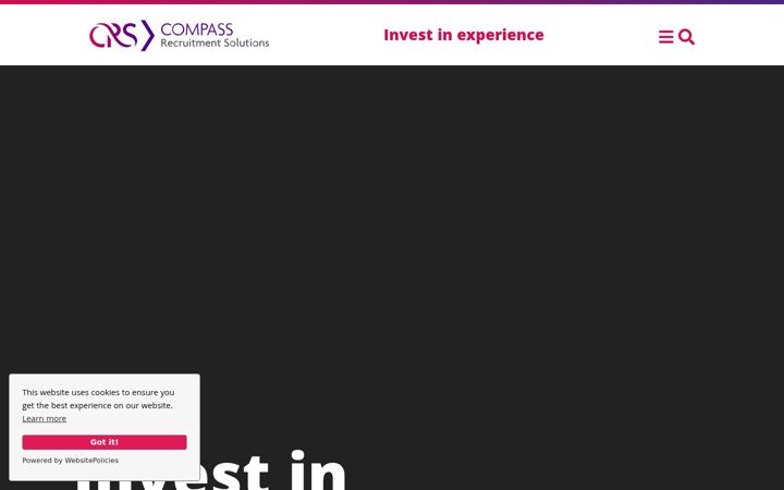 Ekrano kopija compassrs.co.uk