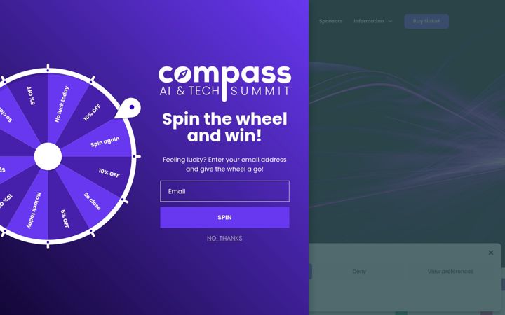 Screenshot of compasstechsummit.com