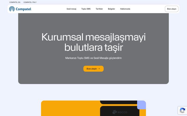 Screenshot of compatel.com.tr