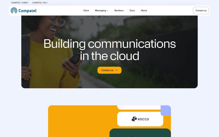 Screenshot of compatel.com