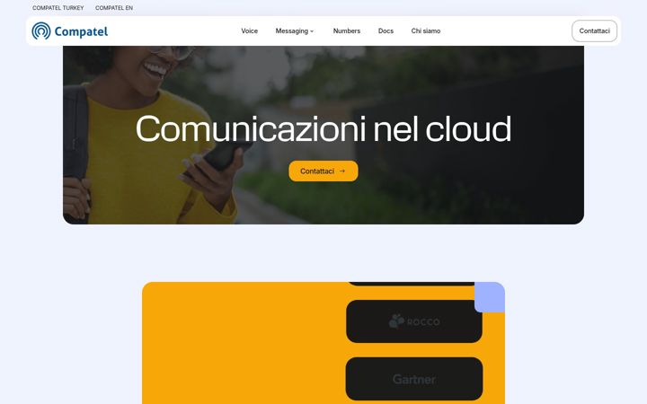 Screenshot of compatel.it