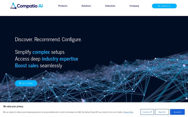Screenshot of compatio.ai