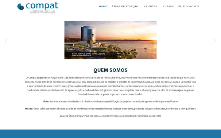 Snímek obrazovky compatrs.com.br