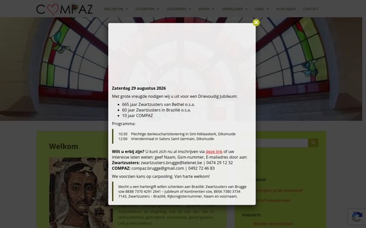 Screenshot of compaz.be