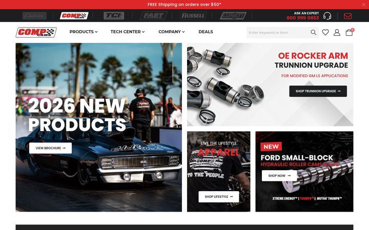 Screenshot di compcams.com