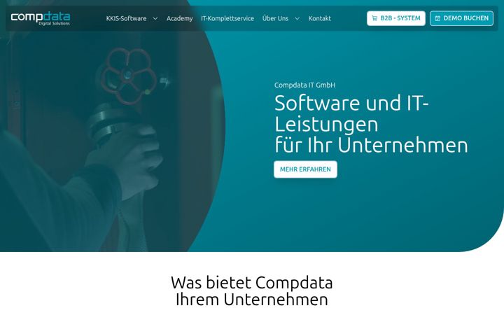 Screenshot of compdata.net