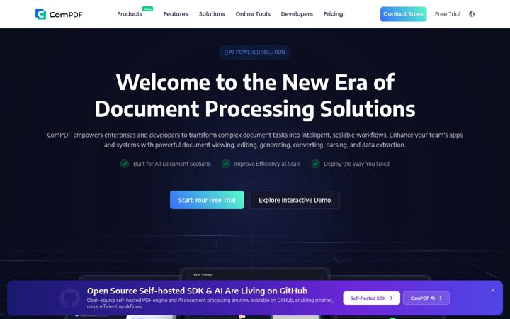 Screenshot of compdf.com