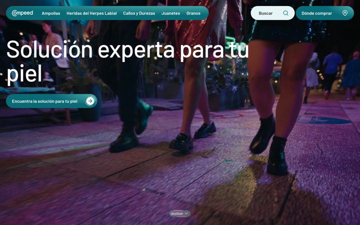 Screenshot stránky compeed.es