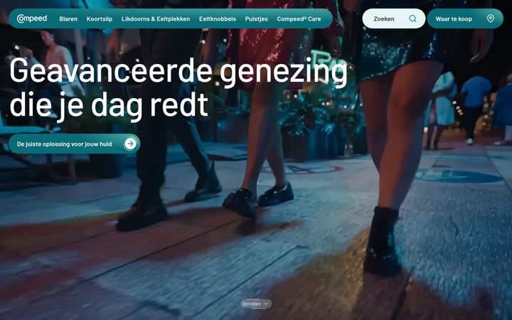 Captura de pantalla de compeed.nl