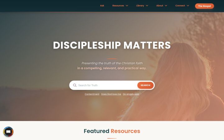 Screenshot of compellingtruth.org
