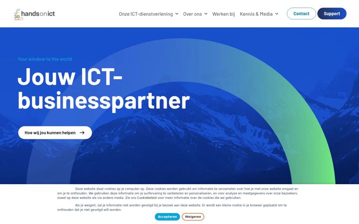 Screenshot of compello.nl