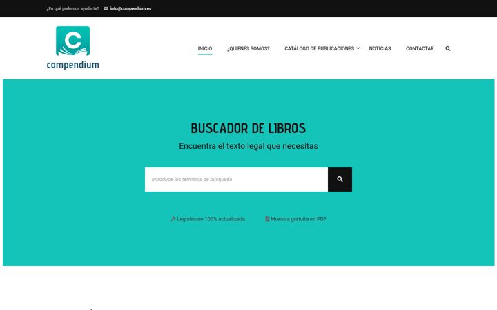 Screenshot of compendium.es