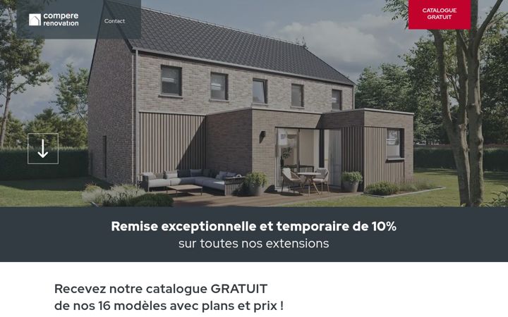 Screenshot of compere-renovation.be